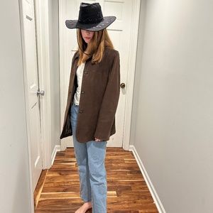 Brown Leather  jacket